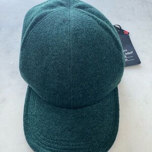 Kiton Dark Green Cashmere Baseball Cap size M